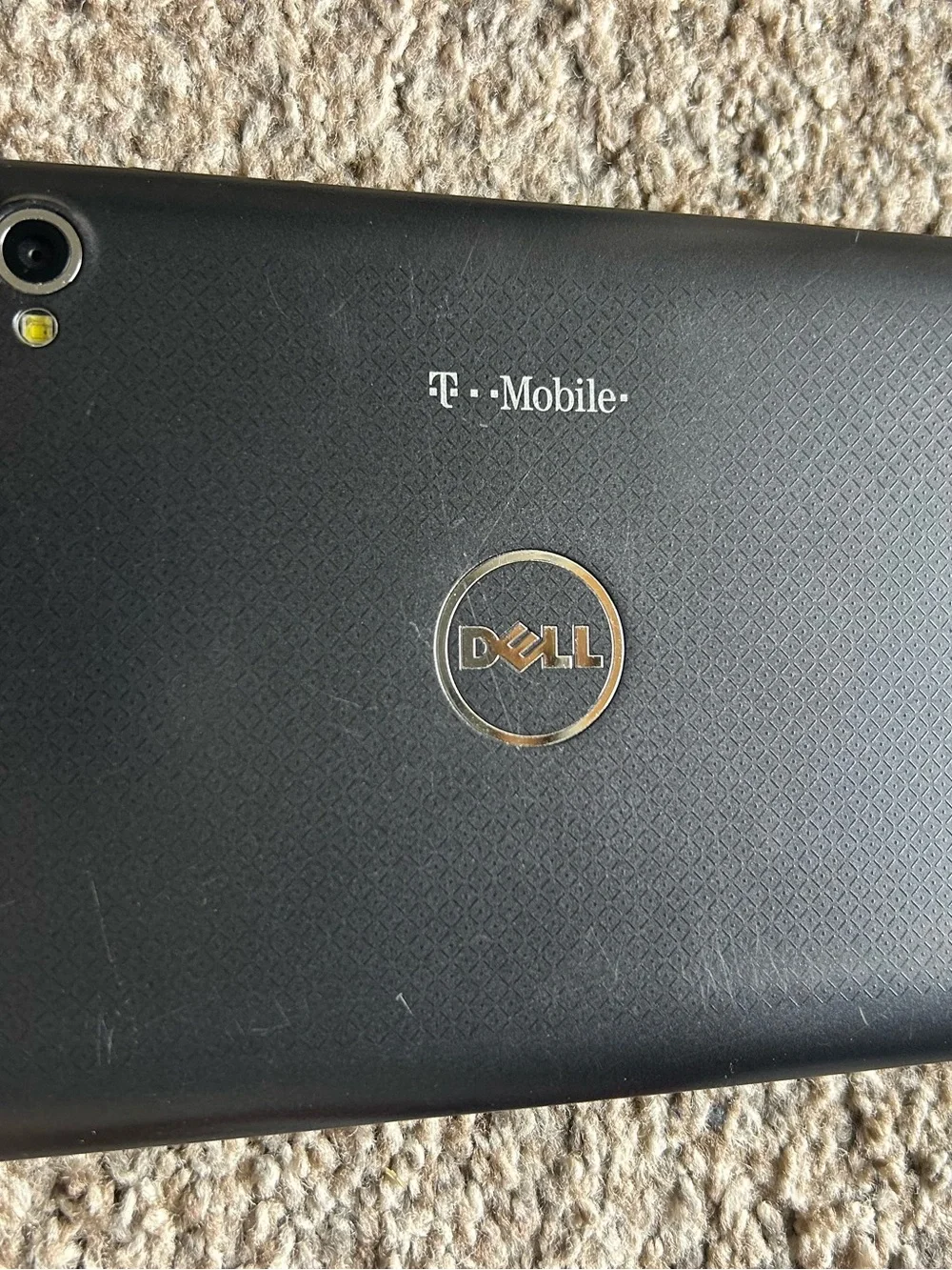 Dell Streak 7 Black Tablet with Gold Logo and T‑Mobile